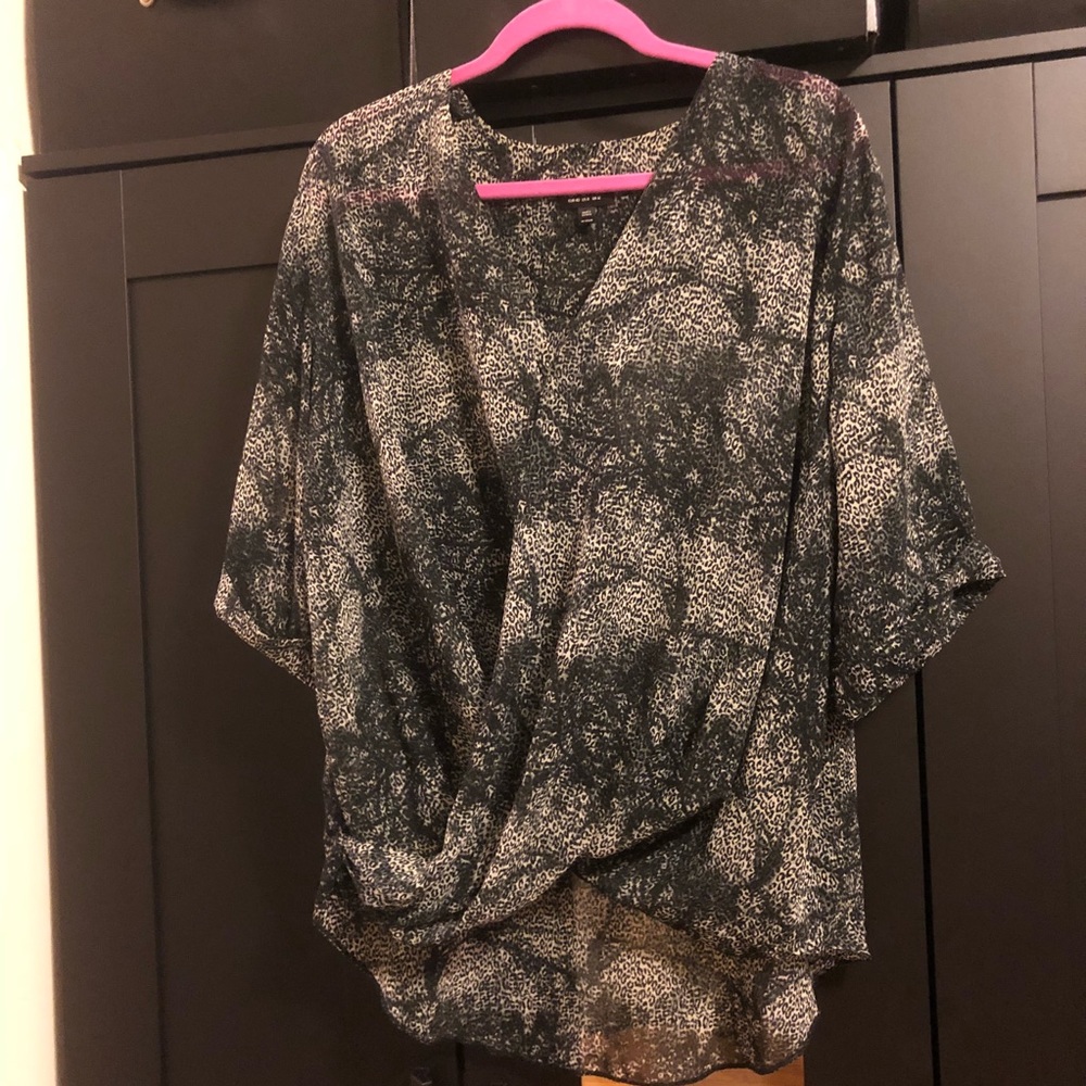 Topshop Leopard Blouse